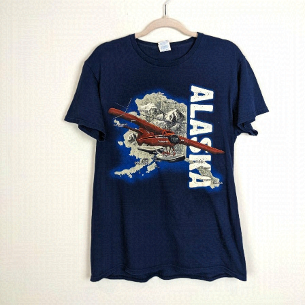 Vintage Alaska Delta Tag T Shirt Medium